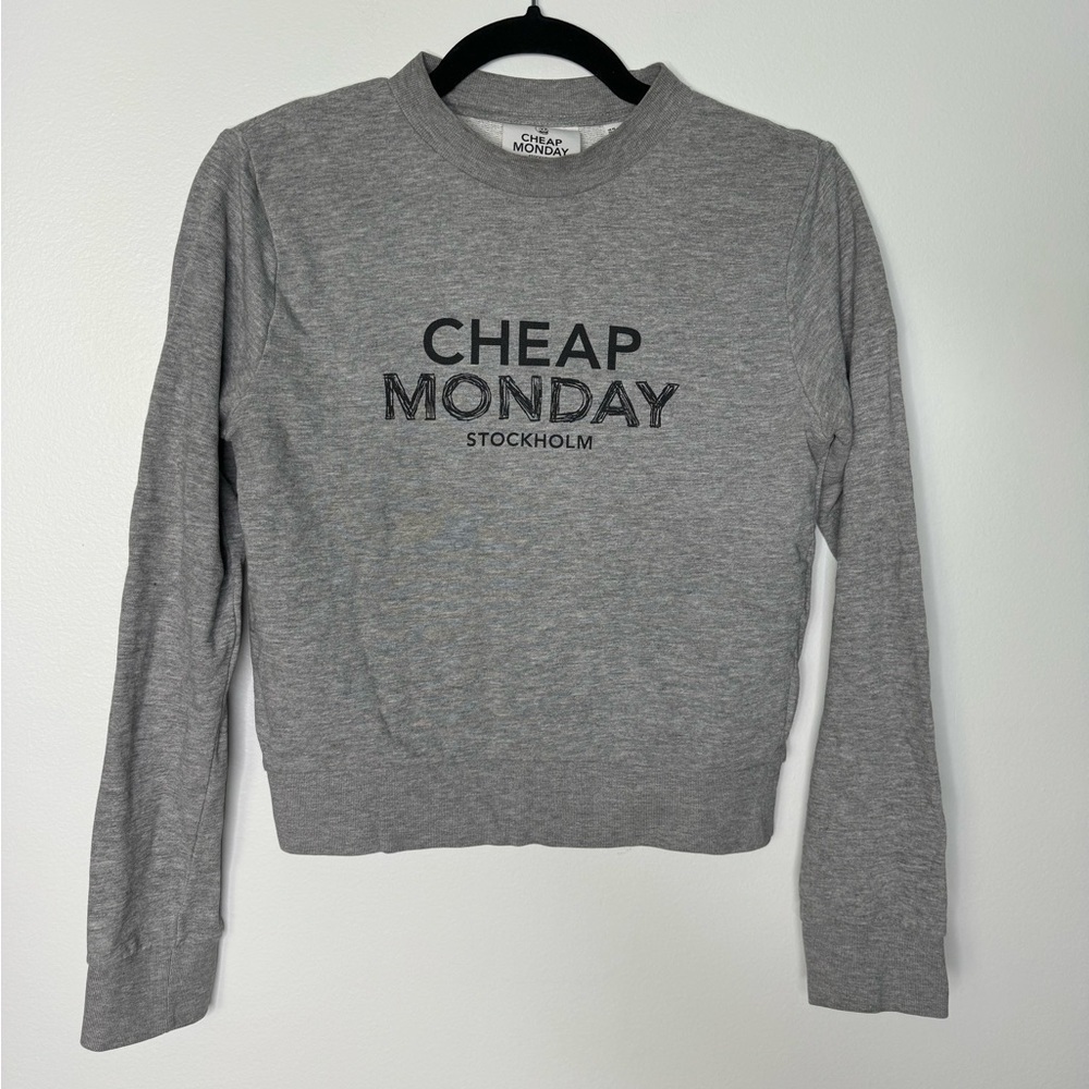 Cheap Monday Gray Sweatshirt